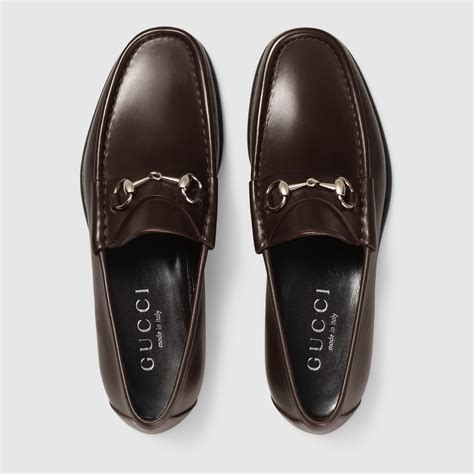 gucci horsebit collapsible leather loafer|Gucci donnie horsebit leather loafers.